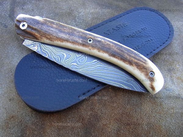 Couteau LOU PALOUMAYRE  avec son étui de protection avec son étui de protection (fourreau de poche).